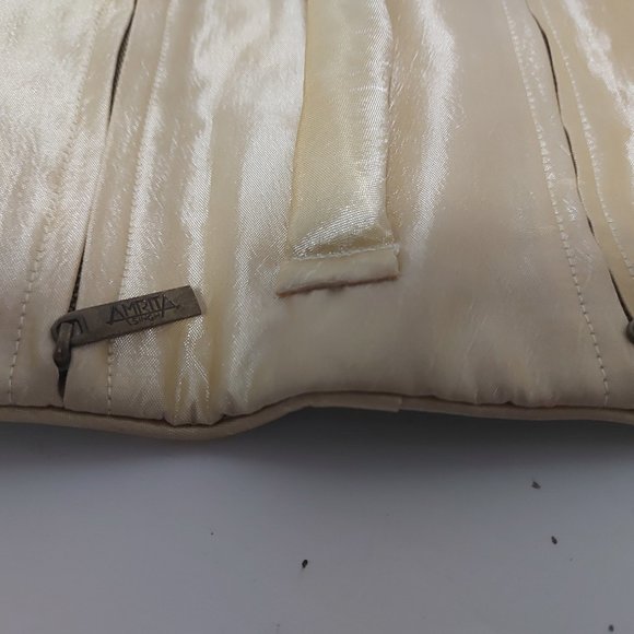 Amrita Singh Silk Travel Jewelry Case Boho Travel Bag Tibetan Green Lotus - Picture 5 of 7